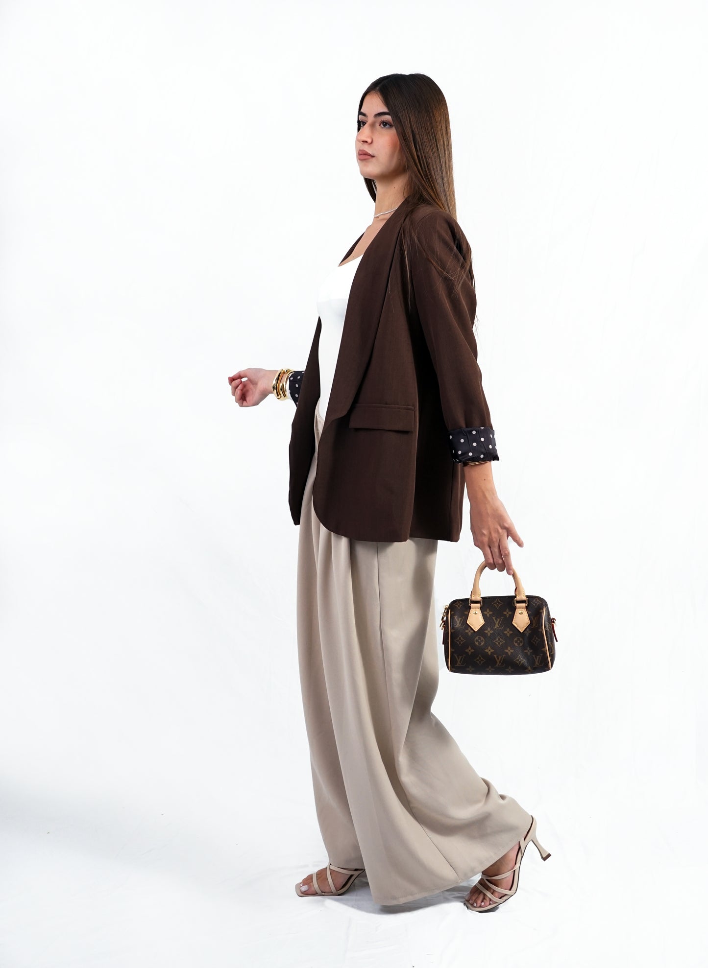 Pantalone con arricciature