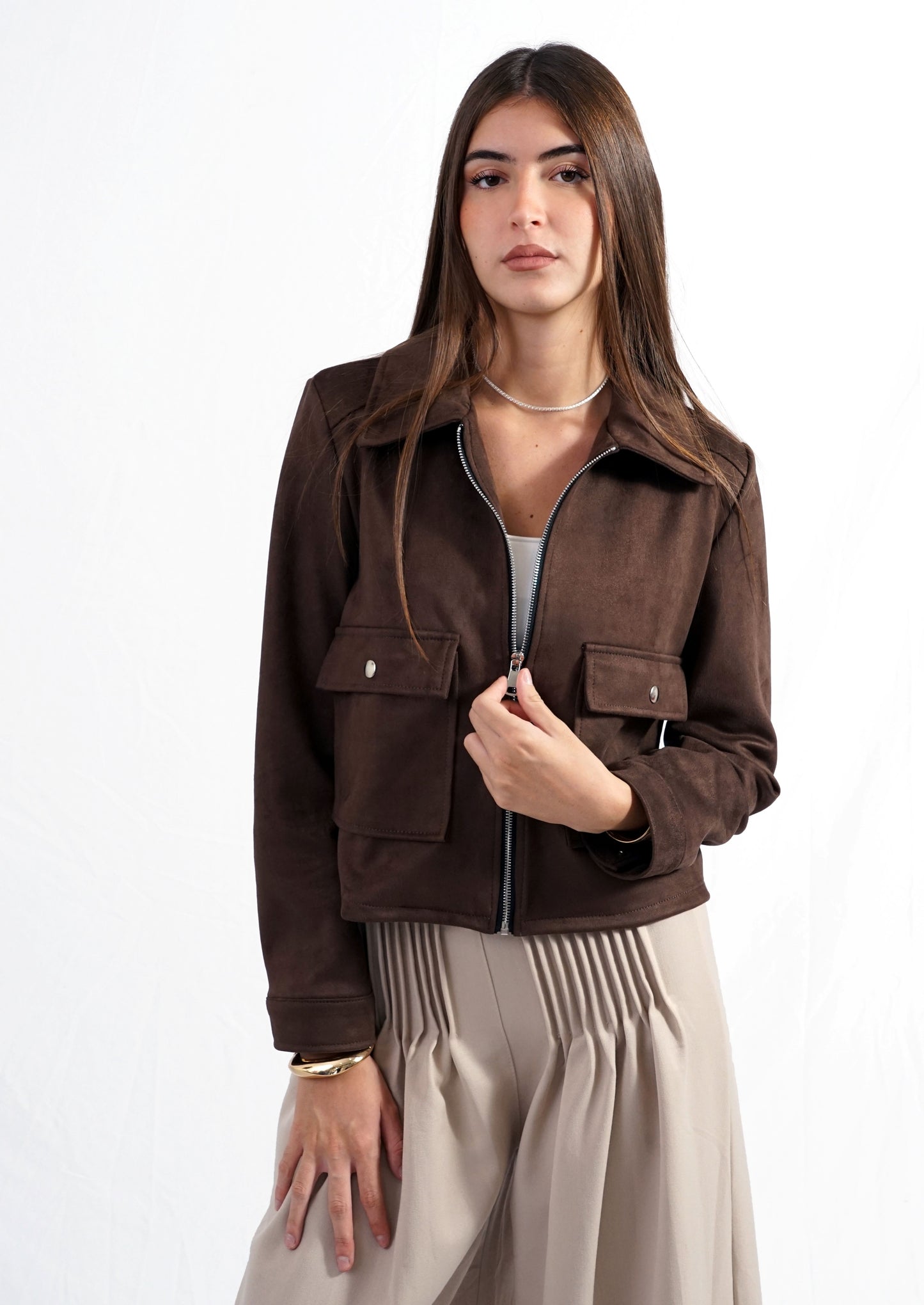 Pantalone con arricciature