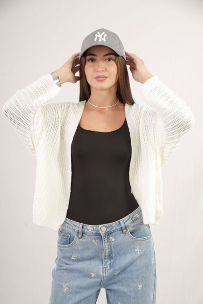 Cardigan traforato