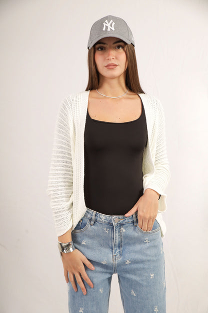 Cardigan traforato
