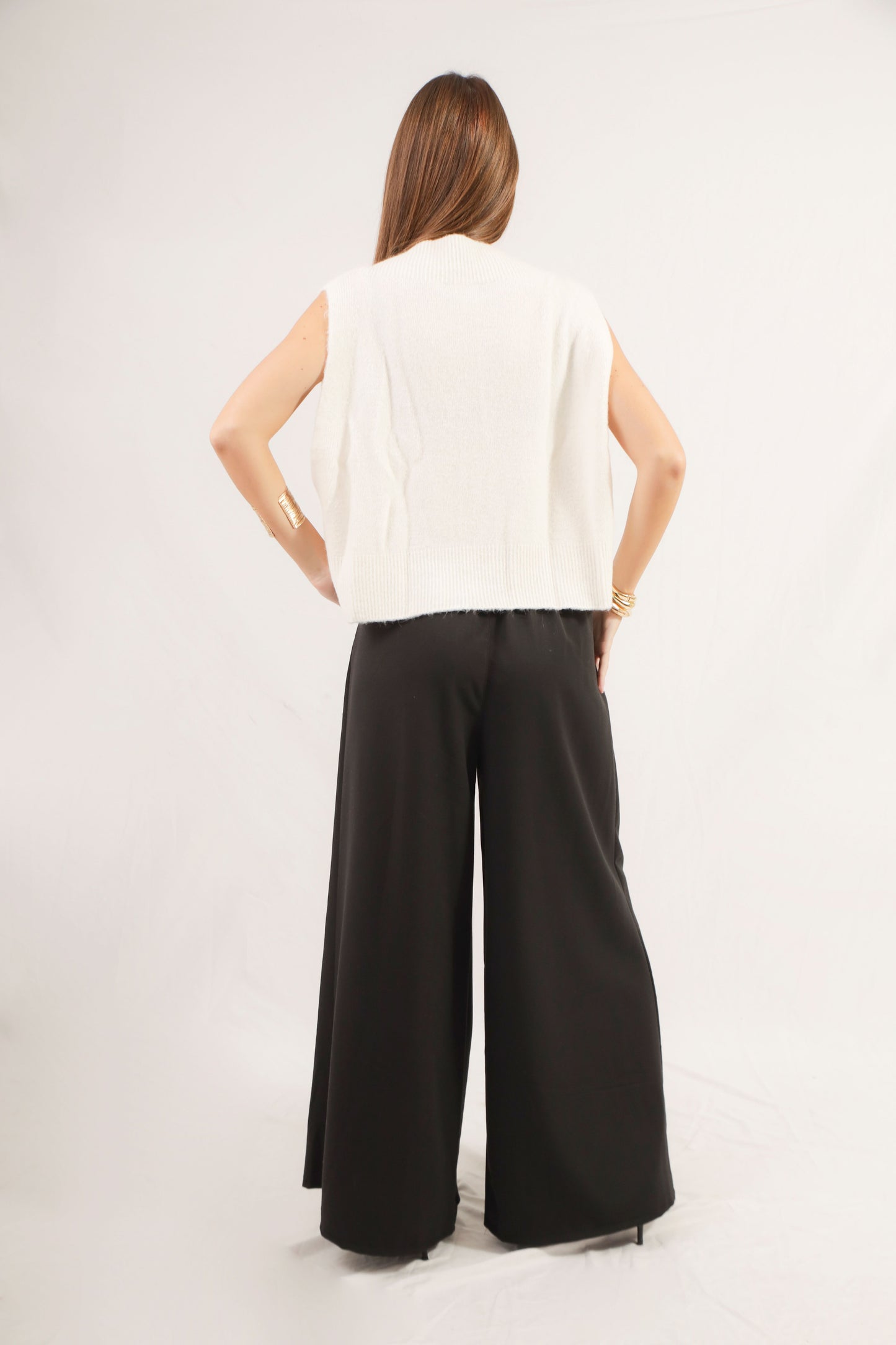 Pantalone con arricciature