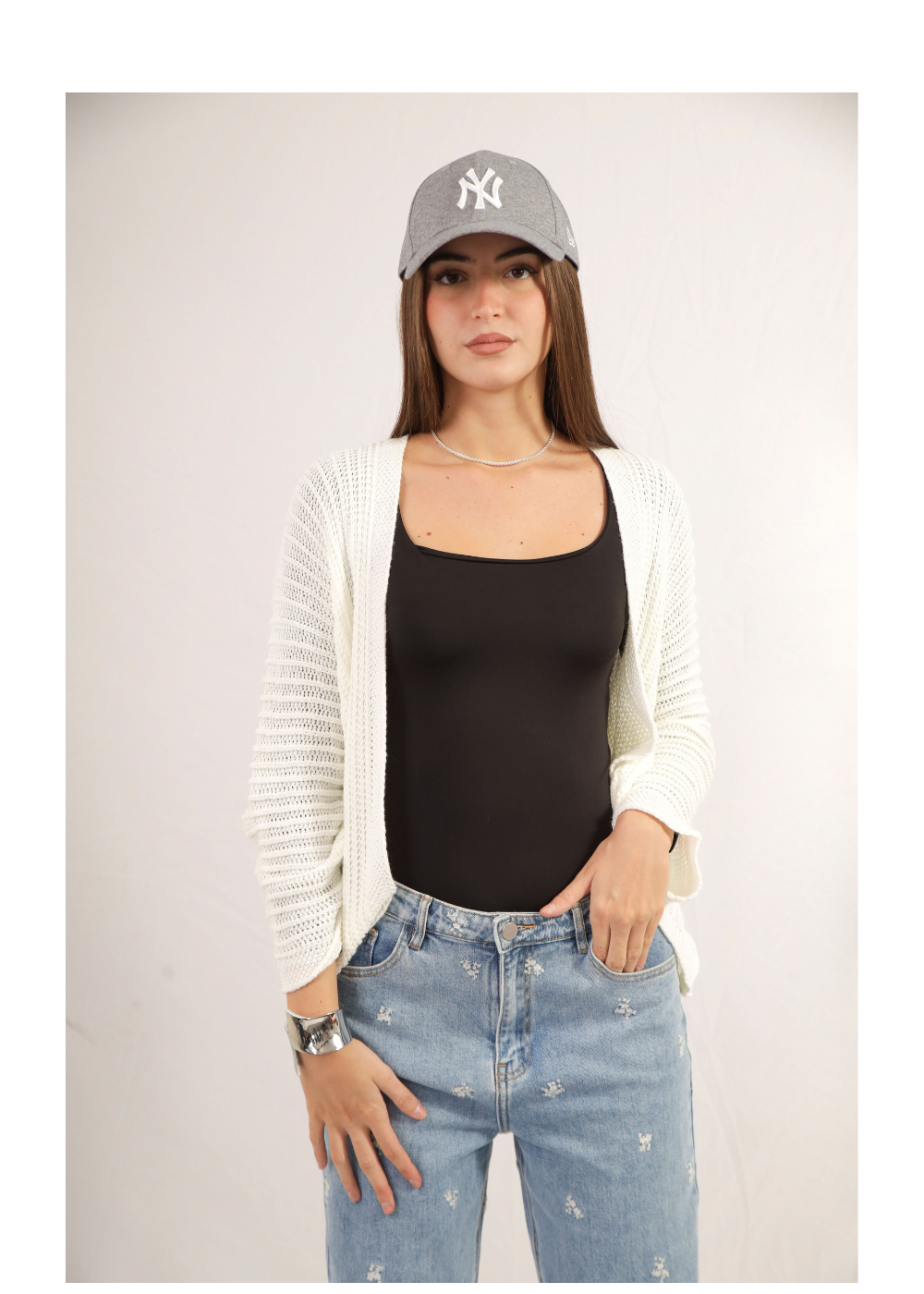 Cardigan traforato