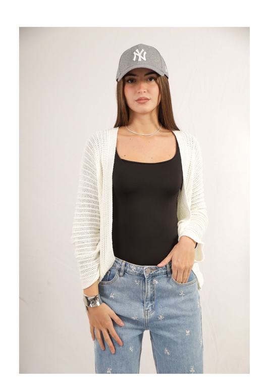 Cardigan traforato