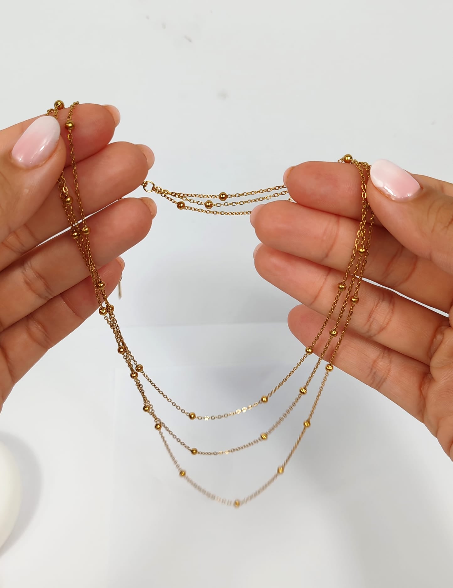 Collana triplo filo Beyourselfshop