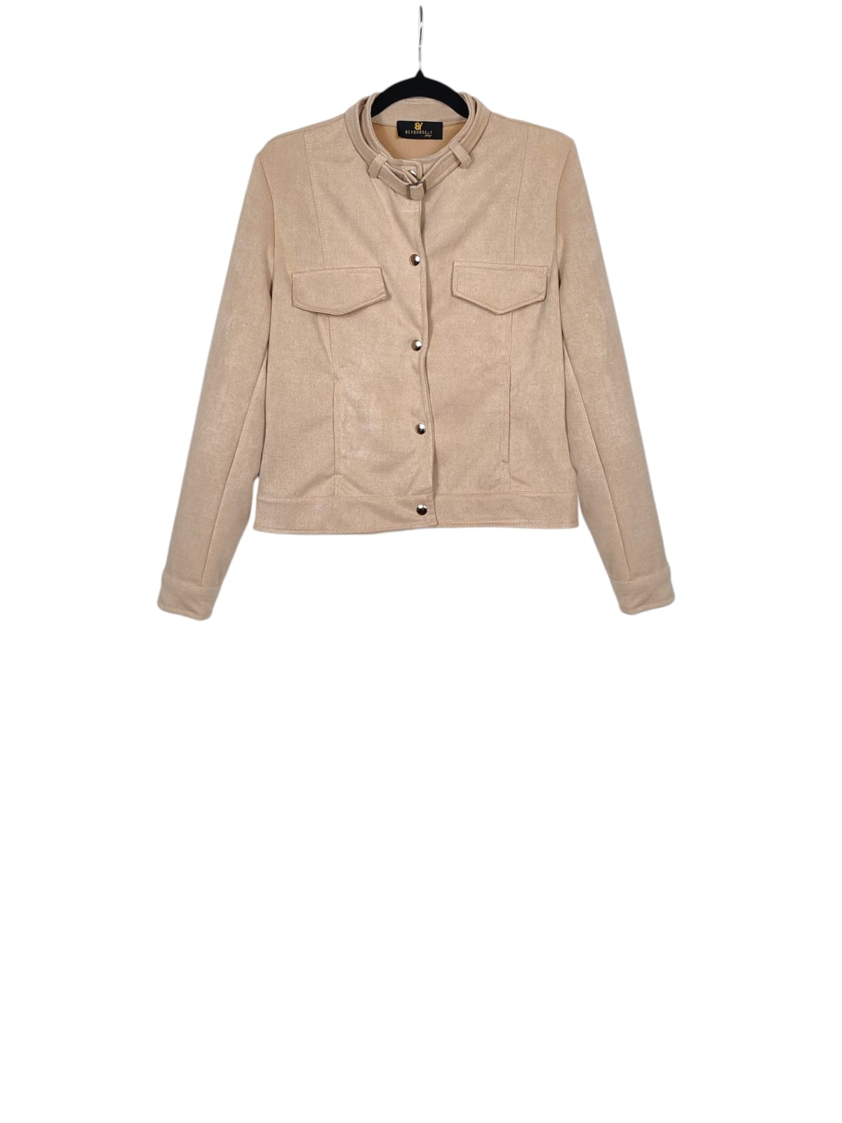 Scamosciato con bottoni