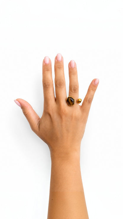 Anello occhio di tigre BY