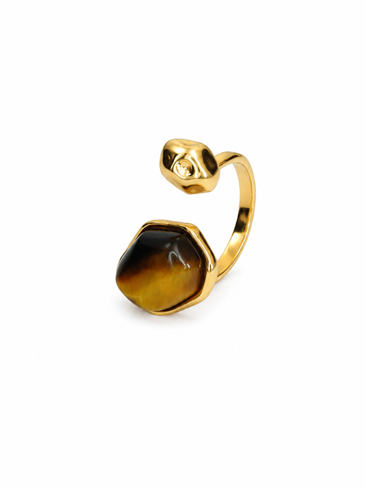 Anello occhio di tigre BY